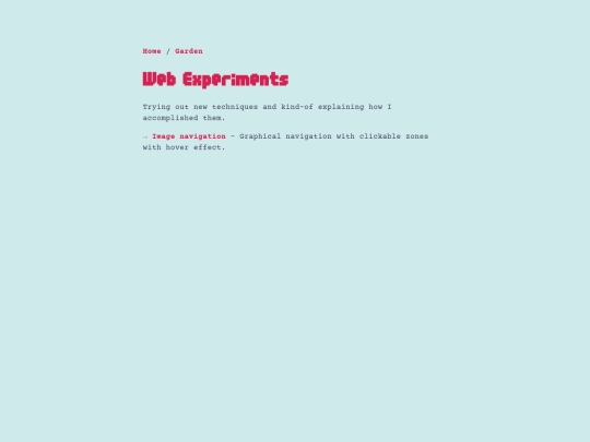 digitalgarden/experiments screenshot