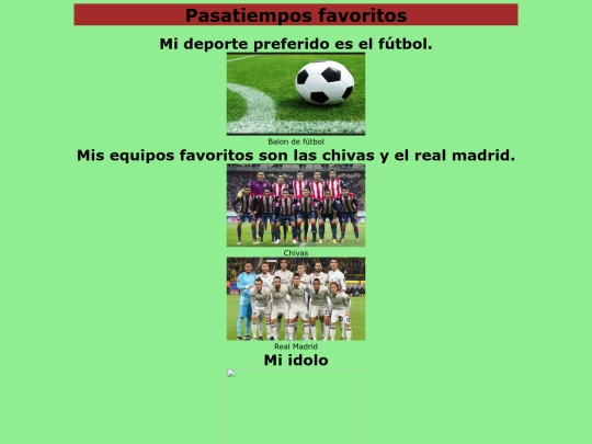 actividad31/Aficiones screenshot