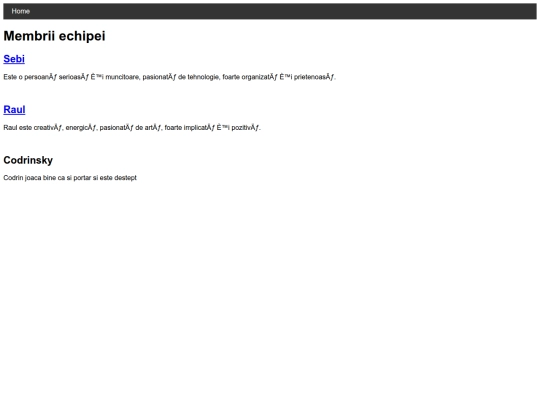 echipa screenshot