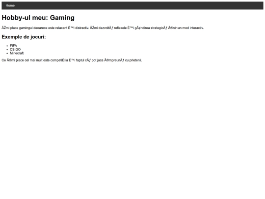 hobby screenshot