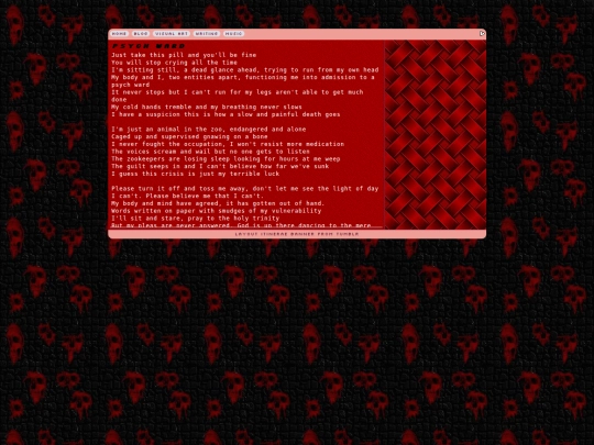 writing screenshot