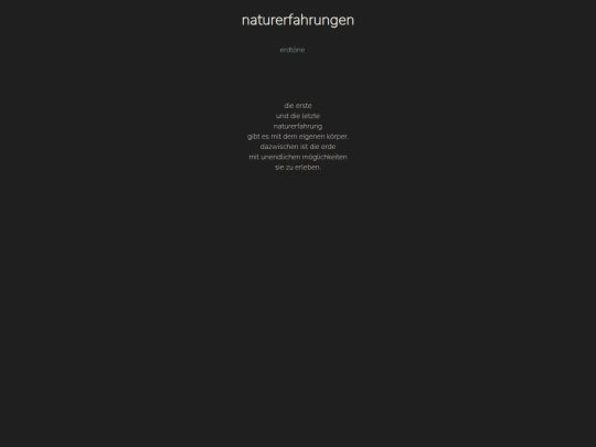 naturerfahrungen screenshot