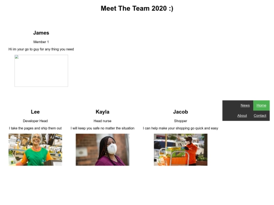 Staffpage screenshot