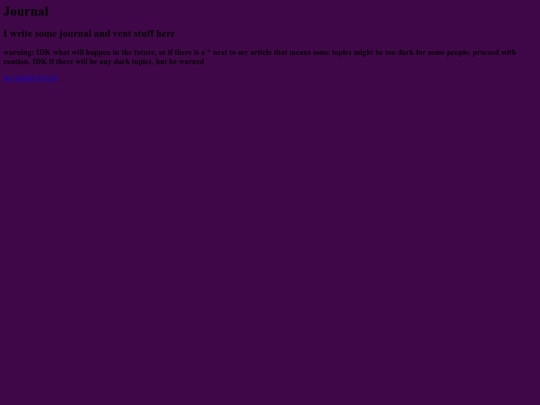 Journal screenshot