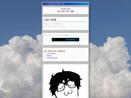 index screenshot