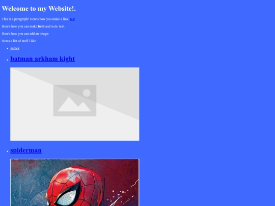 index screenshot