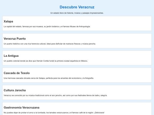 practicashtml/veracruz screenshot