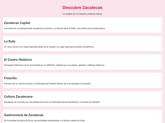 practicashtml/zacatecas screenshot