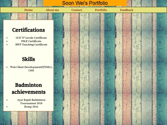 portfolio screenshot