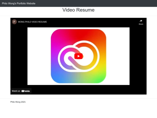 VIDEORESUME screenshot