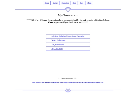 characters screenshot