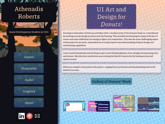 design/donuts screenshot