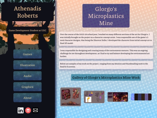 design/glorgo screenshot