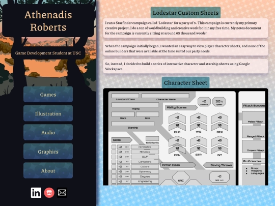 design/lodestarsheets screenshot