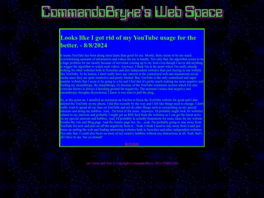 blogs/getting-rid-or-minimizing-youtube-usage screenshot