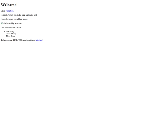 index screenshot