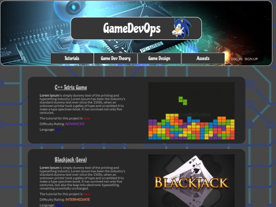 GameDesign screenshot