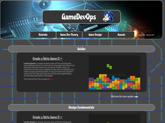 GameDevTheory screenshot