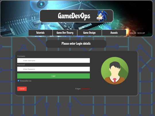 Login screenshot