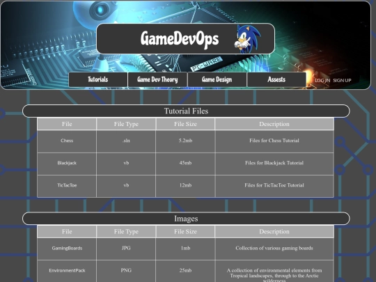 assets screenshot