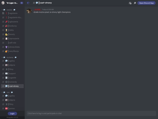 Discord screenshot