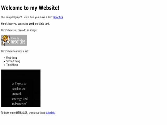 index screenshot