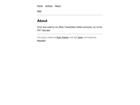 test/about screenshot