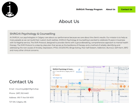 shiftgrit-therapy-overview/about-us screenshot