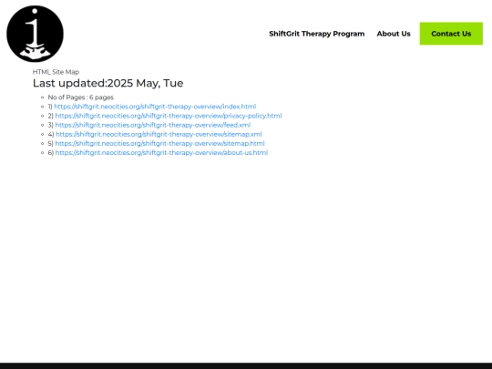 shiftgrit-therapy-overview/sitemap screenshot