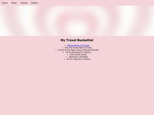 travel screenshot