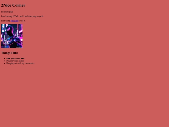 index screenshot