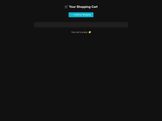 cart screenshot