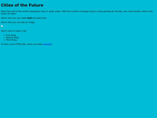 index screenshot