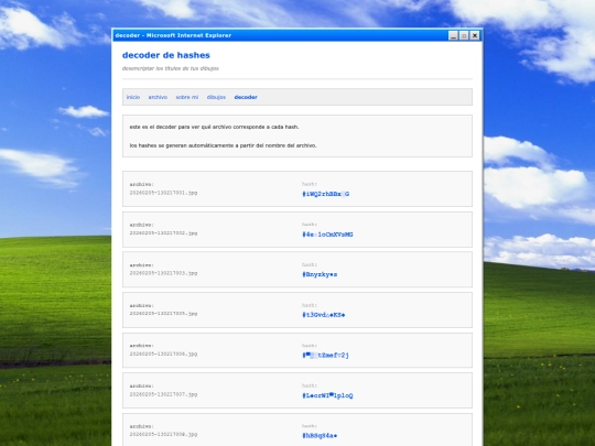 decoder screenshot