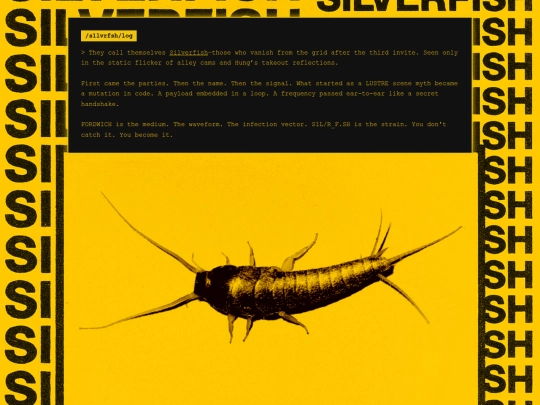 SILVERFISH/culture screenshot