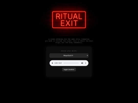 ritual-exit screenshot