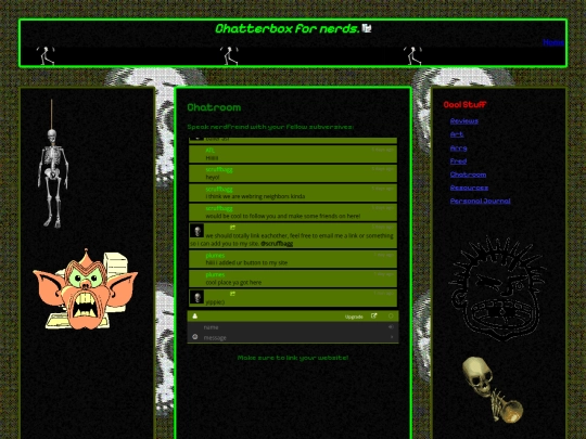 Chatroom screenshot
