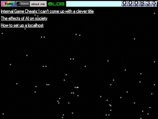 blog screenshot