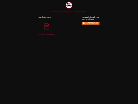 nonfiction/hub screenshot