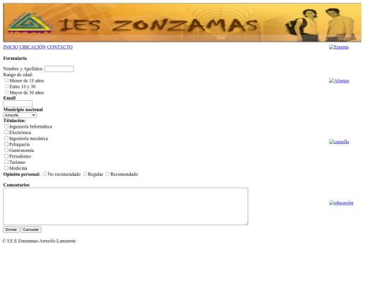 Contacto screenshot