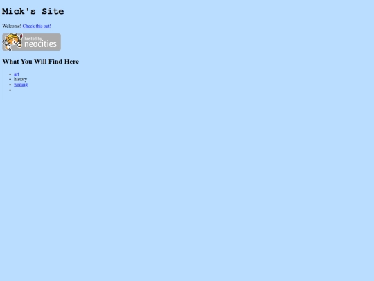 index screenshot