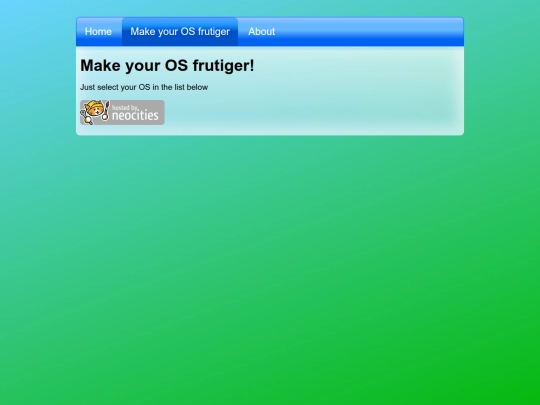 make_your_os_frutiger screenshot