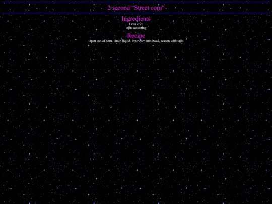 recipes/streetcorn screenshot