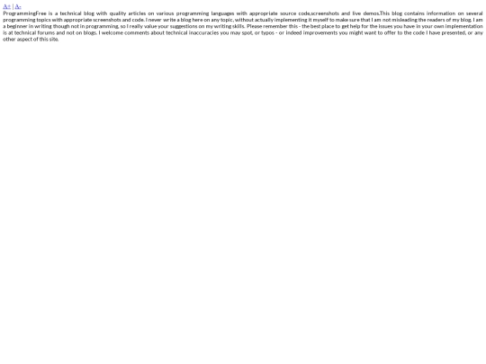 font/prova screenshot