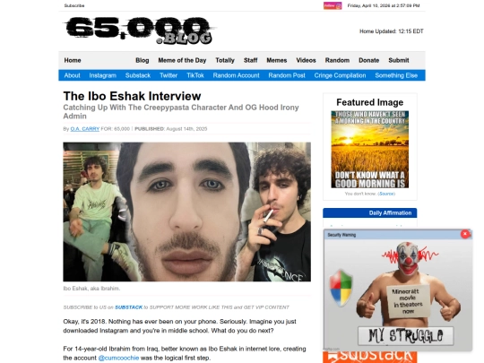 blog/the-ibo-eshak-interview screenshot