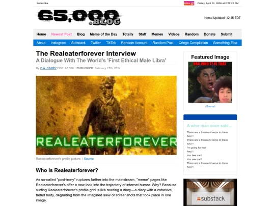 blog/the-realeaterforever-interview screenshot