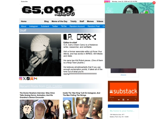 staff screenshot