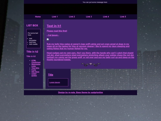 index screenshot