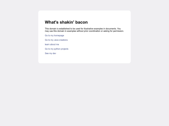 example screenshot