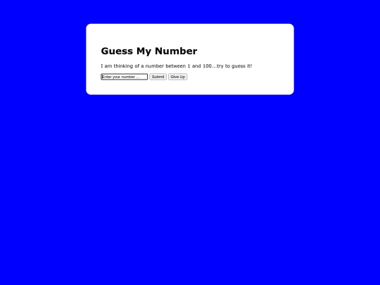guessmynumber screenshot